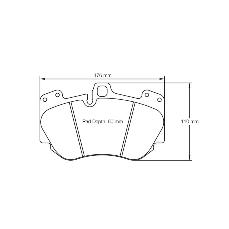 Pagid brake pads S4907 RSC1,RSC2,RSC3 - PA-4907-RSC.3 - S4907C03001 - 4056029004860