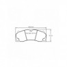 Plaquettes de frein Pagid S4908 RSC1