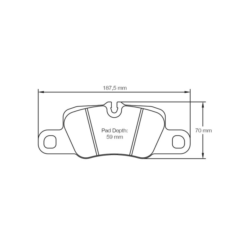 Pagid brake pads S4909 RSC1 - PA-4909-RSC.1 - S4909C01001 - 4056029004785