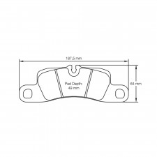 Pagid brake pads S4918 RSC1,RSC3
