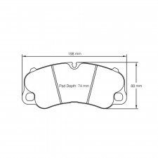 Pastiglie freno Pagid lappate S4927 RSC1