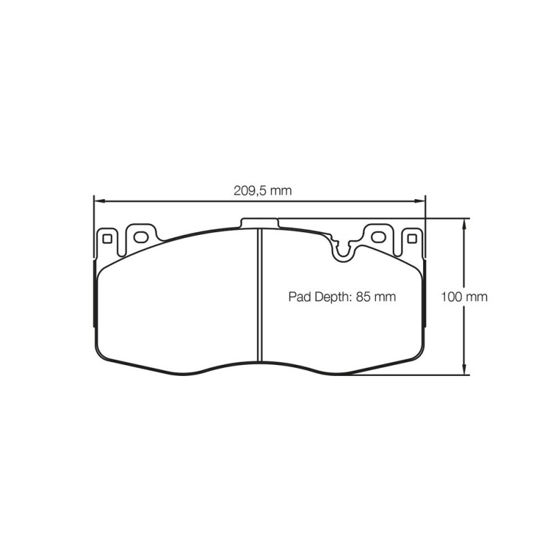 Pagid brake pads S4935 RSC1 - PA-4935-RSC.1 - S4935C01001 - 4056029003757