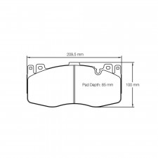 Pagid brake pads S4935 RSC1