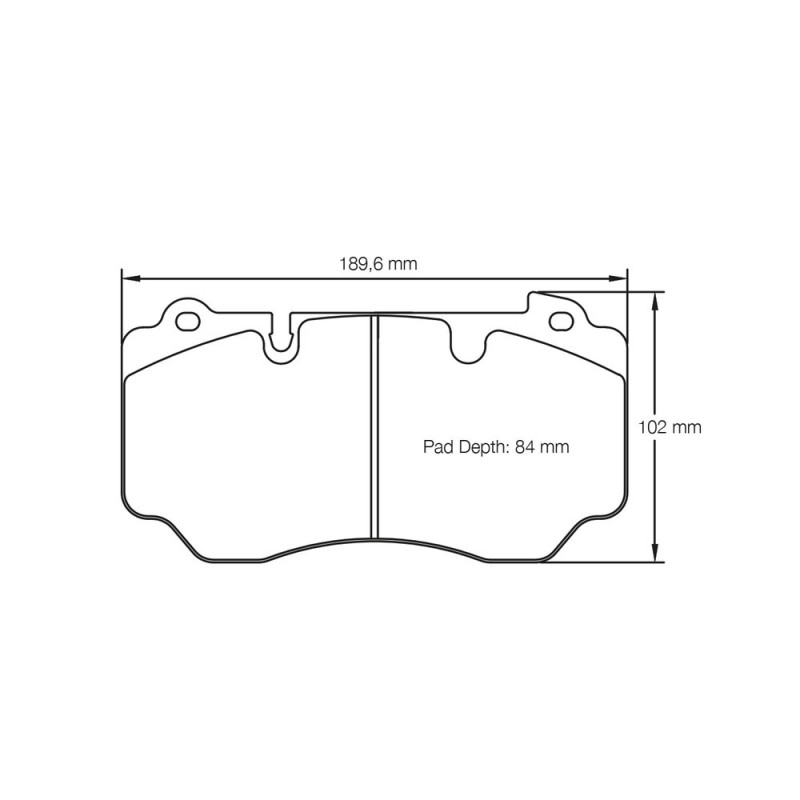 Pagid brake pads S4941 RSC1 - PA-4941-RSC.1 - S4941C01001 - 4056029003634