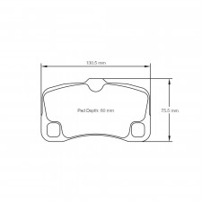 Pagid lapped brake pads S8006 RSC1