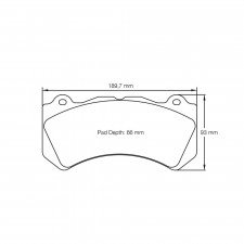Pastiglie freno Pagid lappate S8081 RSC1