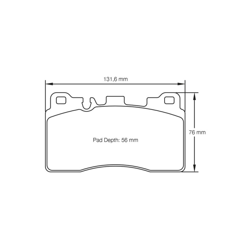 Pagid brake pads S8089 RSC1 - PA-8089-RSC.1 - S8089C01001 - 4056029001555