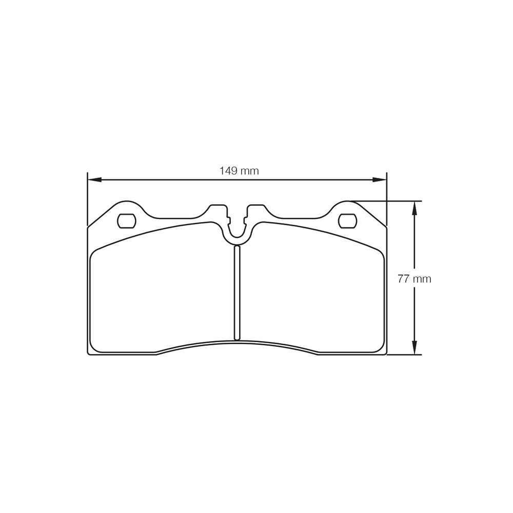Pagid brake pads S8187 RSC1 - PA-8187-RSC.1 - S8187C01001 - 4056029000497
