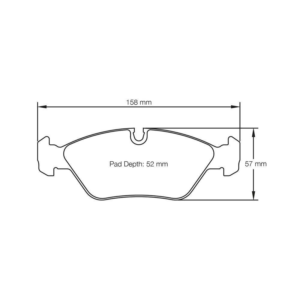Pagid brake pads S1144 RS42 - PA-1144-RS.42 - E114442010 - 4056029020105