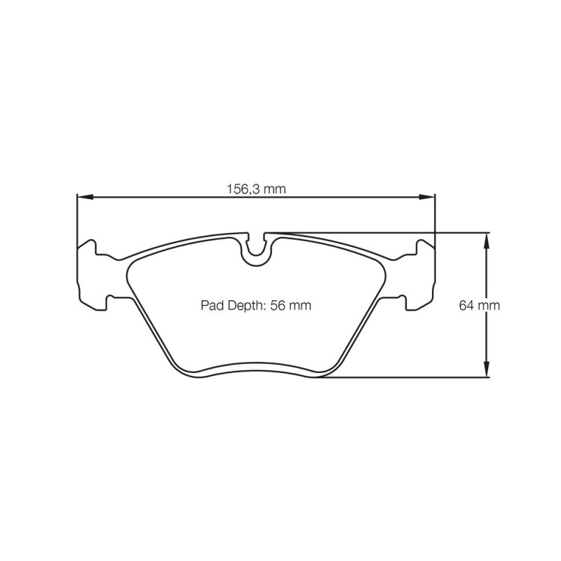 Pagid S1295 RS14,RS44 remblokken - PA-1295-RS.44 - E129544010 - 4056029018454