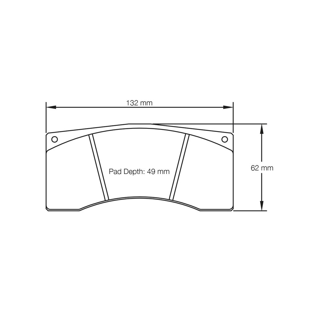 Pagid brake pads S1607 RS42 - PA-1607-RS.42 - E160742010 - 4056029016795