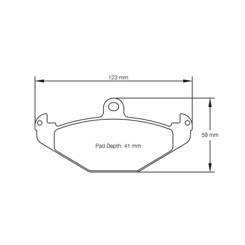 Plaquettes de frein Pagid S1682 RS14,RS42 - PA-1682-RS.42 - E168242010 - 4056029016306