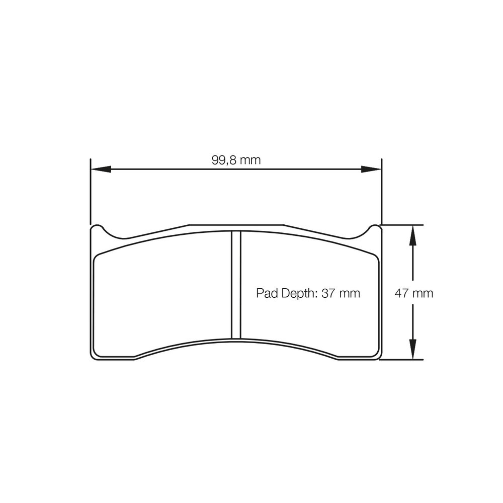 Plăcuțe de frână Pagid S8000 RS42 - PA-8000-RS.42 - E8000R4201 - 4056029011271