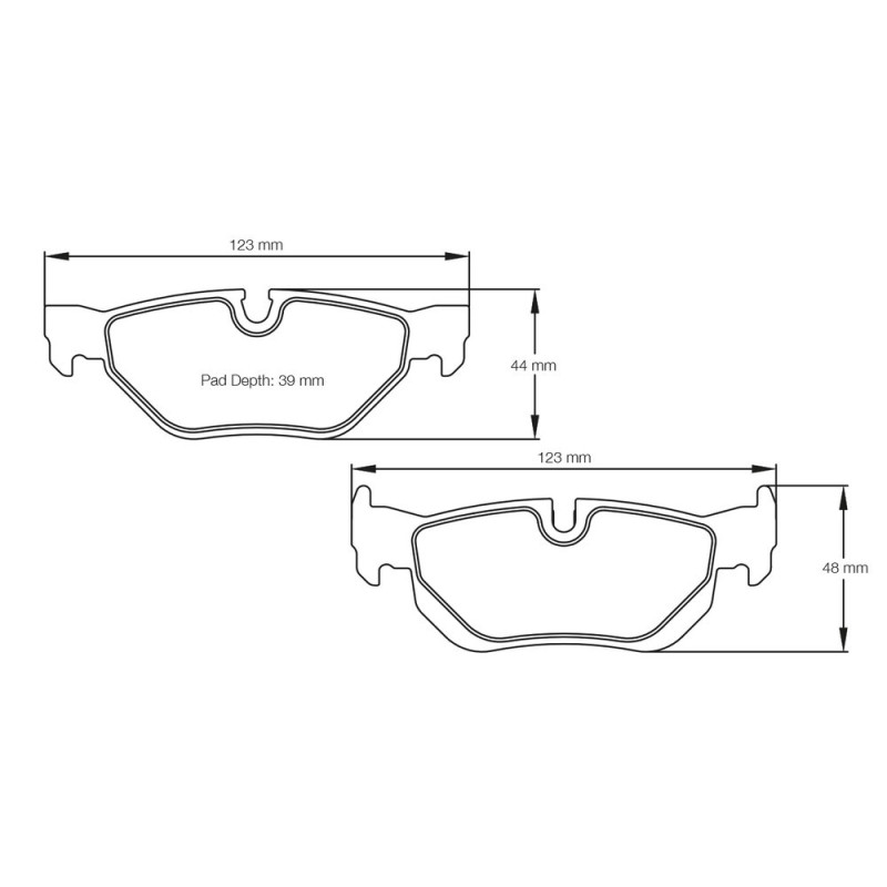 Pastiglie freno Pagid S8035 RS44 - PA-8035-RS.44 - E8035R4401 - 4056029010519
