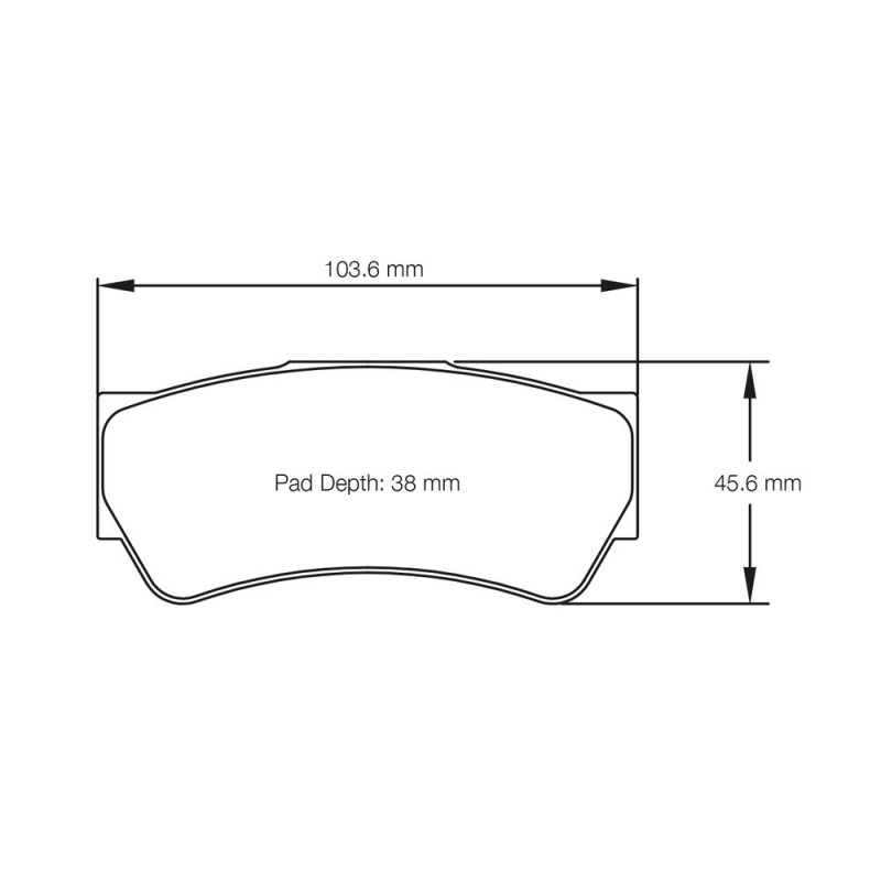 Remblokken Pagid S8049 RS34,RS36,RS42 - PA-8049-RS.42 - S8049R42001 - 4056029046143