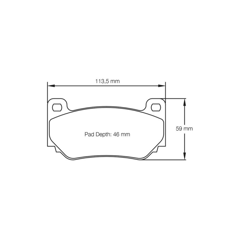 Pagid S8076 RS14 remblokken - PA-8076-RS.14 - E8076R1401 - 4056029009858