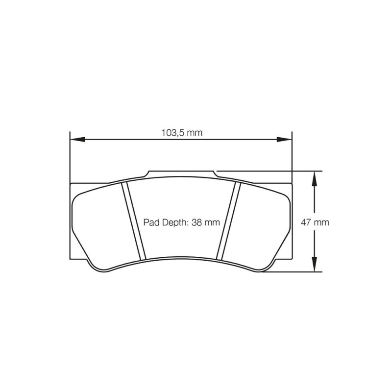 Pagid S8078 RS42 remblokken - PA-8078-RS.42 - E8078R4201 - 4056029009803