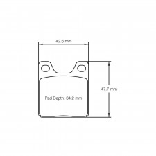 Pagid Karting brake pads S5104 K1