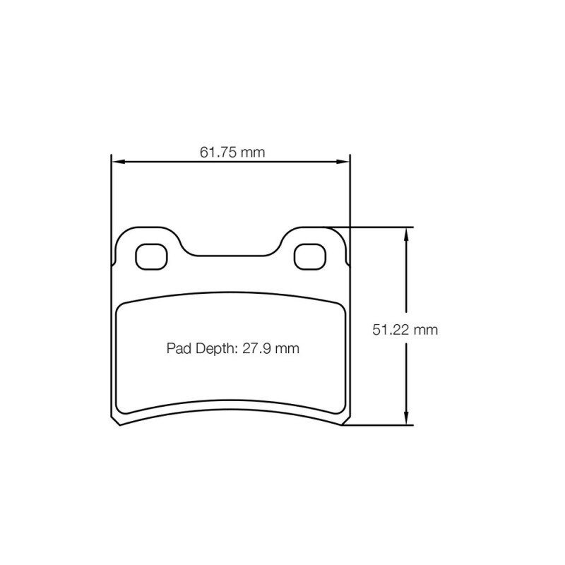 Plaquettes de frein Karting Pagid S5105 K1 - PA-5105-K.K1 - S5105K01001