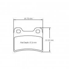 Pagid Karting brake pads S5105 K1