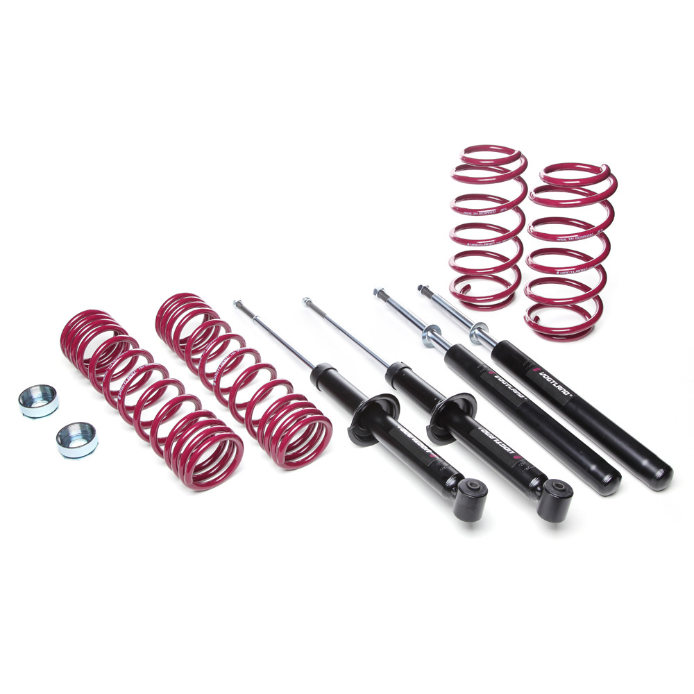 Schokdemper en korte veer kit VOGTLAND Audi 90 1.6 TD 80pk 1987/04-91/09 - VOG-960003 - 960003 - 4251244608880