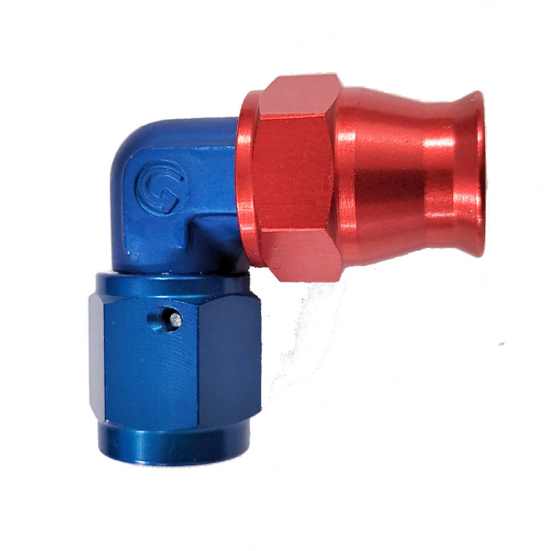 Goodridge 90° gesmede vrouwelijke fitting 7/16X20 Serie 600 - G-6090-04D - 6090-04D - 3661768008621