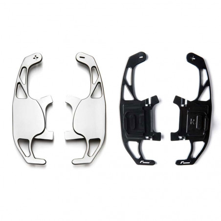 VWR - Palettes aluminium pour DSG - Finition Titane - Audi 8V A3 et S3 (Volant non Audi Sport) et Leon III 5F