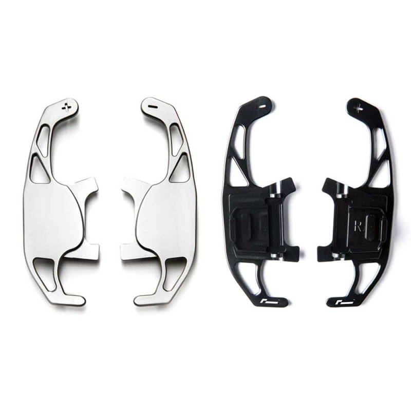 VWR - Aluminium lamellen voor S-Tronic - Titanium afwerking - A4 en S4 & RS4(B9) / A5 & S5 en RS5 (B9) / A3,S3,RS3 (Audi Spo - VWR-494100 - VWR494100 - 3666618024875
