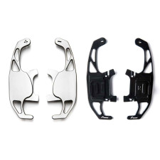 VWR - Aluminium schoepen voor DSG - Titanium afwerking - Golf 7 / Polo 6R & 6C & AW - VWR-49G701 - VWR49G701 - 3666618024844