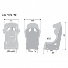 Sedile Sparco ADV Prime imbottito