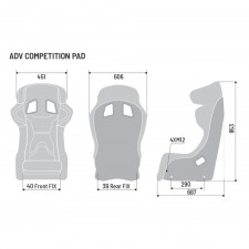 Sparco ADV Competition padded seat