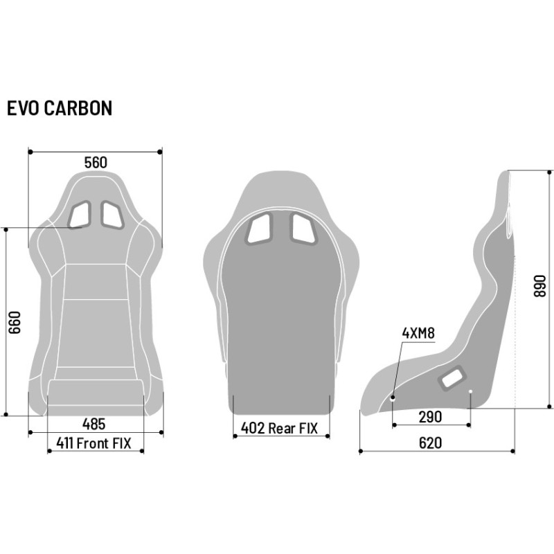 Sedile Sparco Evo QRT-C - 008007ZNR - 008007ZNR - 8033280467487