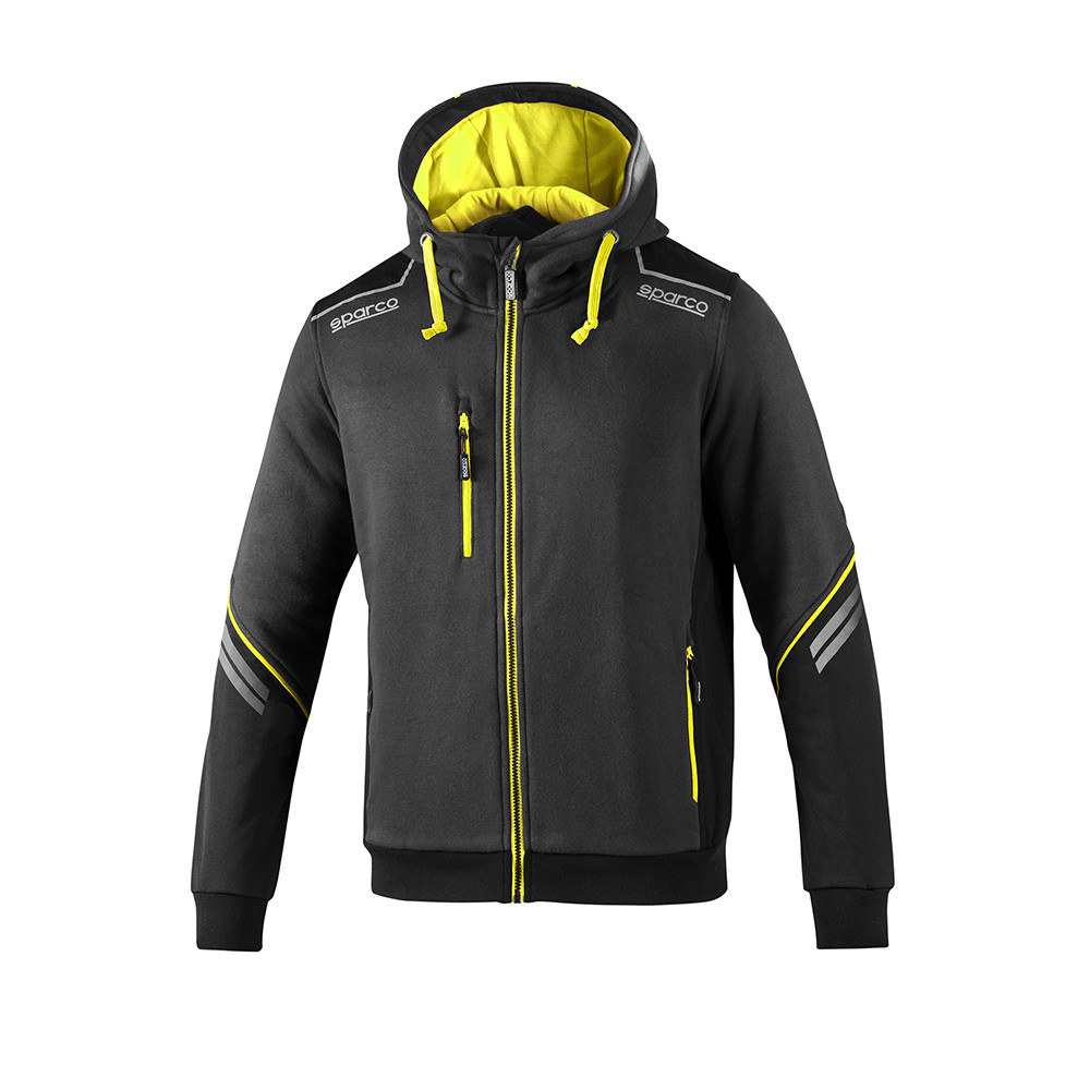 Sparco Tech hooded full zip - 02414.MBL.S - 02414BMAZ1S