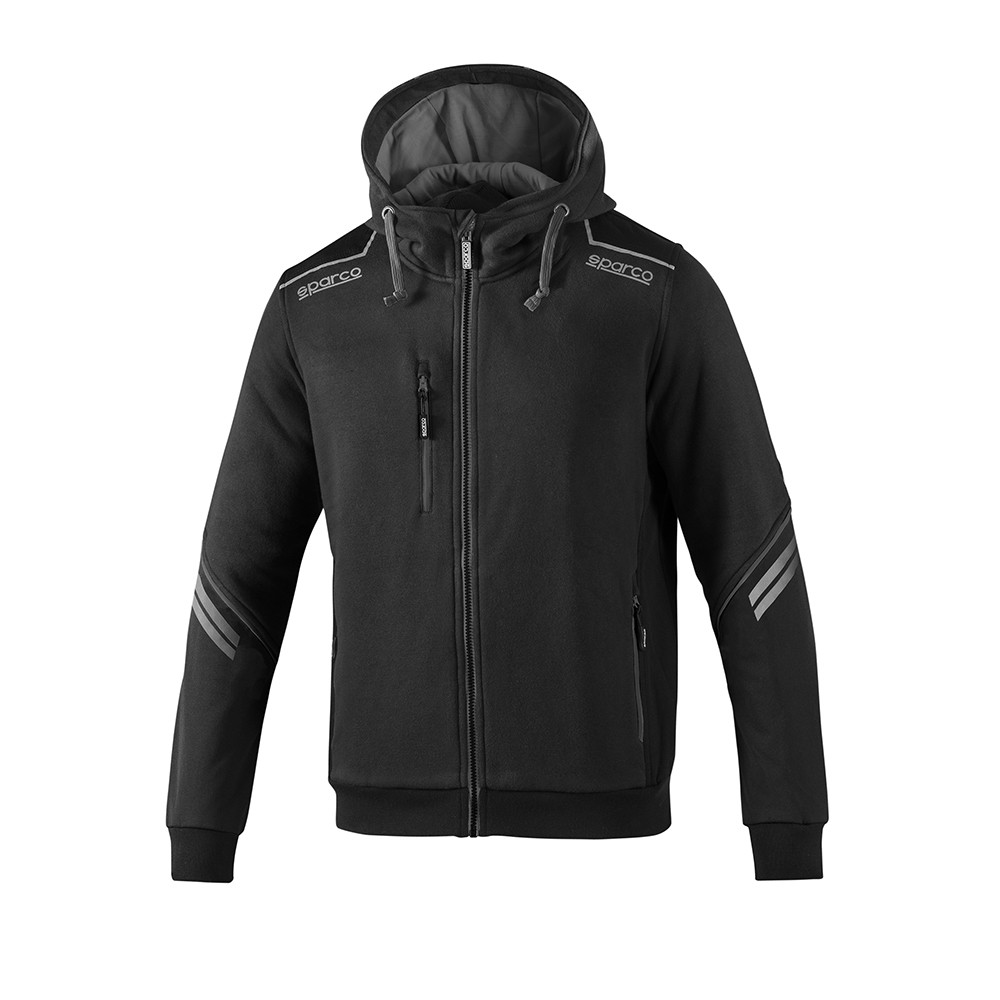 Sparco Tech hooded full zip - 02414.MBL.S - 02414BMAZ1S
