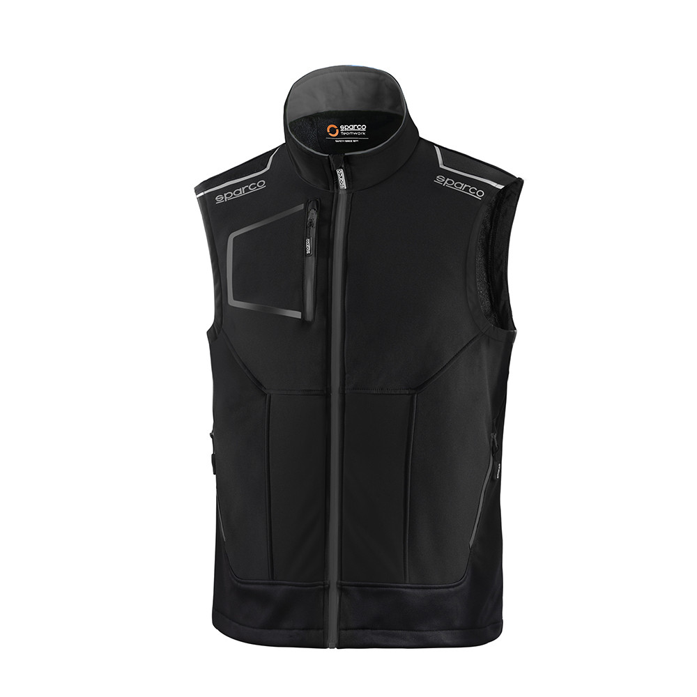 Sparco Tech sleeveless light vest - 02419.NG.3XL - 02419NRGS6XXX