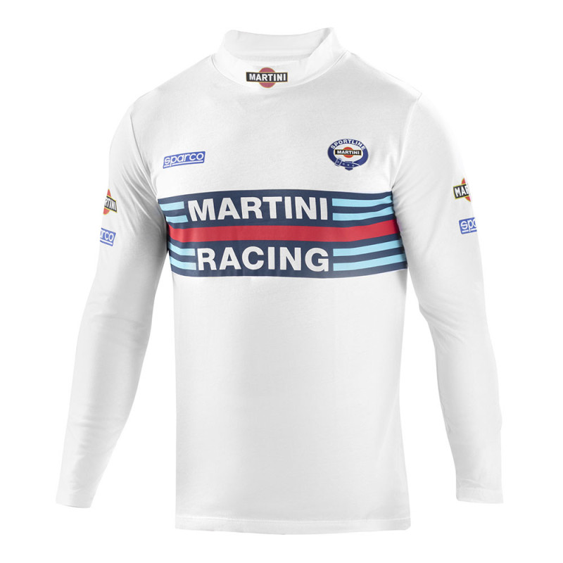 Sparco Martini Racing T-shirt met lange mouwen - 002206MR.BL.L - 002206MRBI3L - 8033280495251