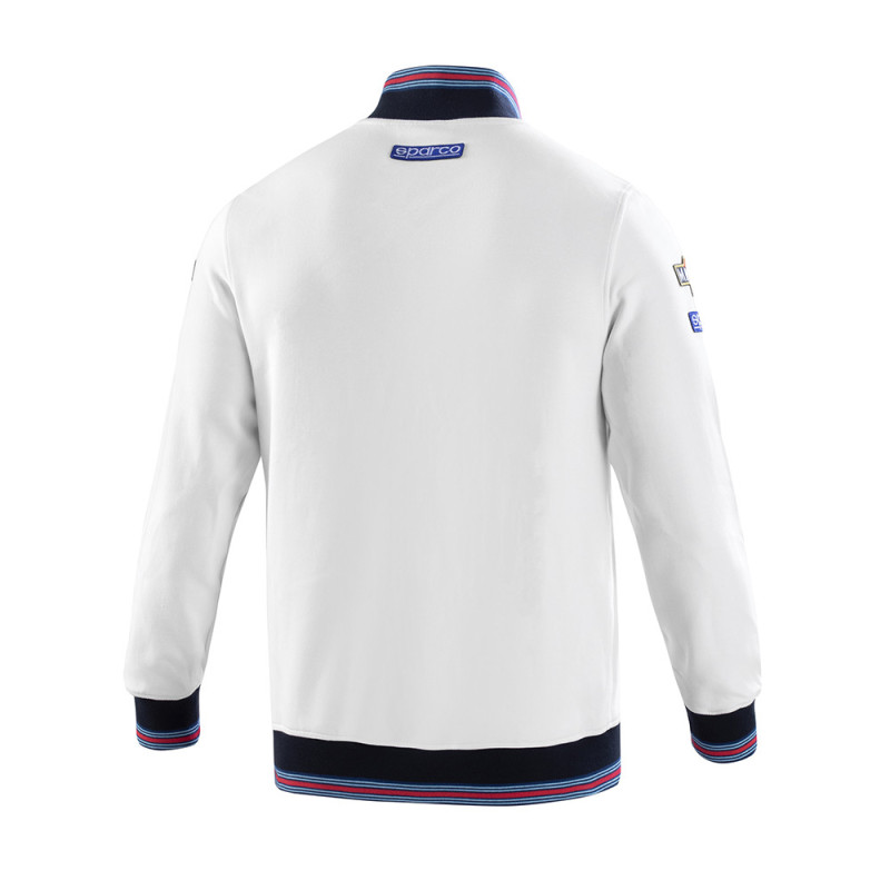 Martini Racing sweatshirt met rits - 01278MR.G.3XL - 01278MRGR6XXX