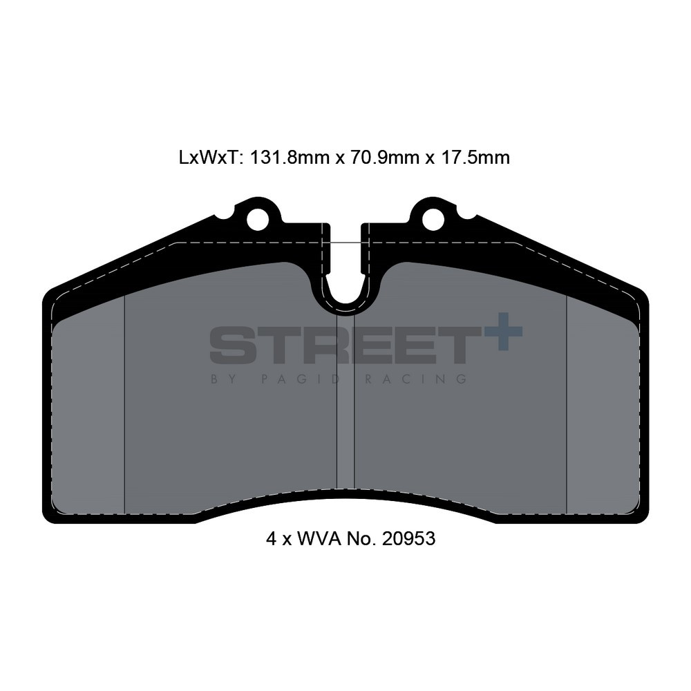 Pastiglie freno Pagid T8003 Street+ - PA-8003.ST - T8003SP2001 - 4056029064567
