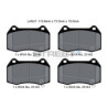 Street+ Pagid brake pads T8019