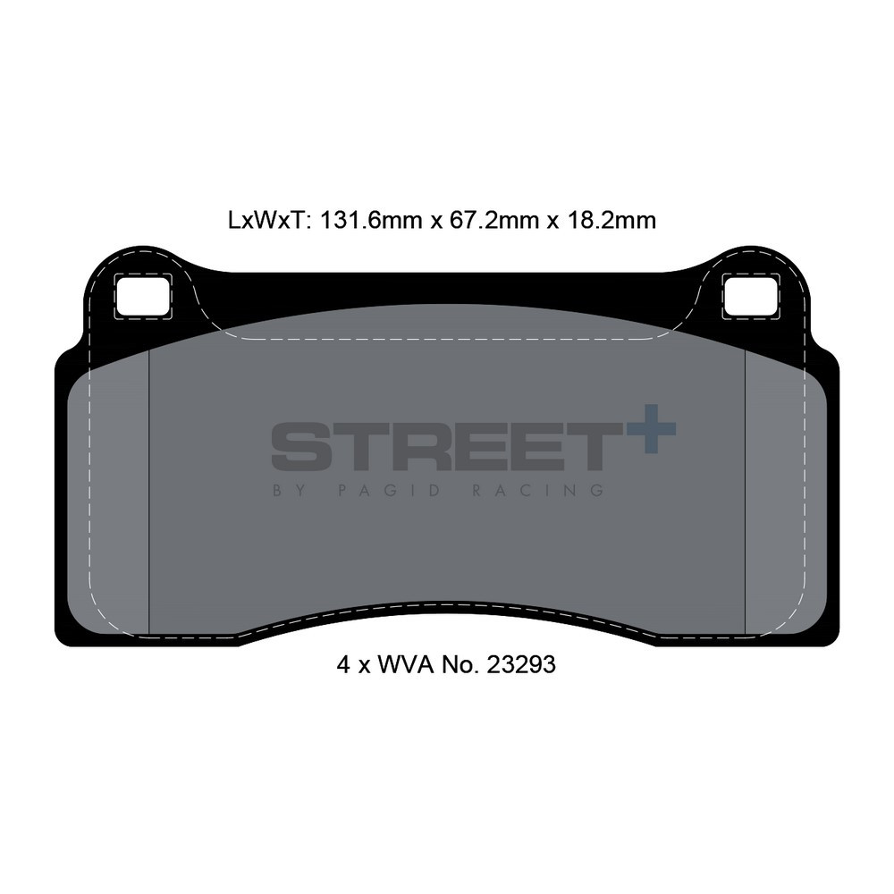 Pagid T8021 Street+ remblokken - PA-8021.ST - T8021SP2001 - 4056029064710