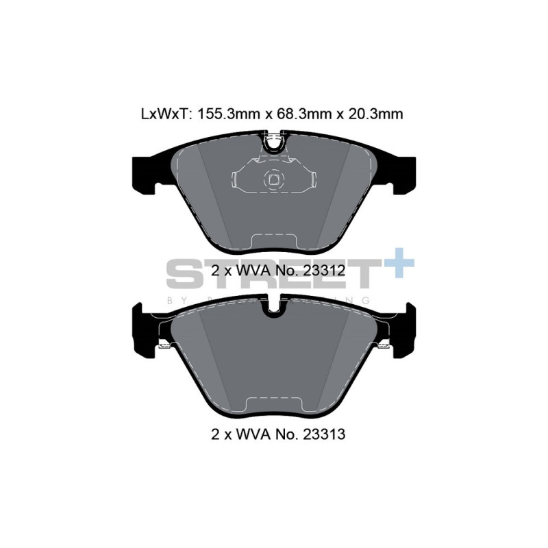 Plăcuțe de frână Pagid T8024 Street+ - PA-8024.ST - T8024SP2001 - 4056029064734