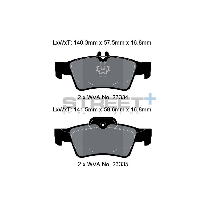 Plăcuțe de frână Pagid T8029 Street+ - PA-8029.ST - T8029SP2001 - 4056029064796