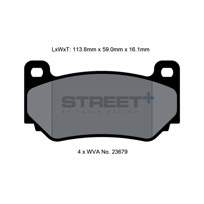 Pagid T8035 Street+ remblokken - PA-8035.ST - T8035SP2001 - 4056029064833