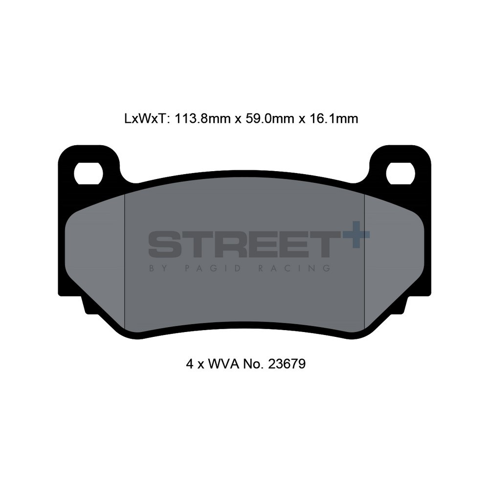 Plăcuțe de frână Pagid T8035 Street+ - PA-8035.ST - T8035SP2001 - 4056029064833