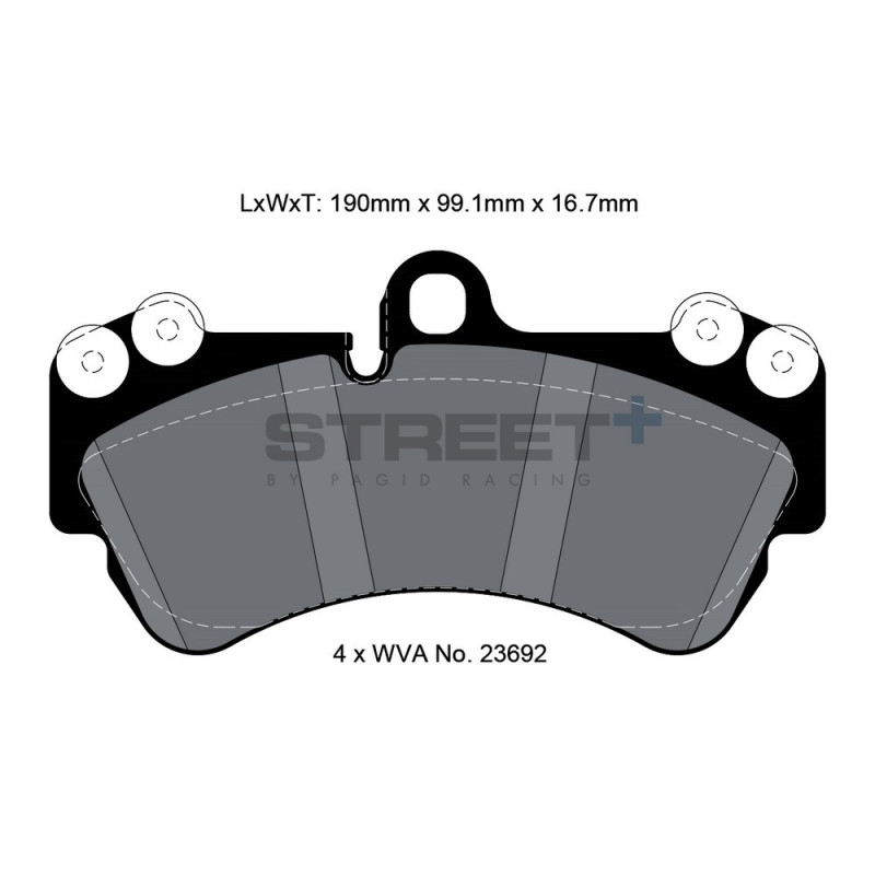 Plăcuțe de frână Pagid T8037 Street+ - PA-8037.ST - T8037SP2001 - 4056029064840