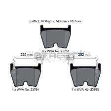 Pastiglie freno Pagid T8044 Street+