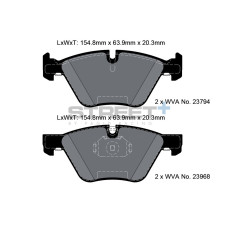 Plaquettes de frein Pagid T8045 Street+