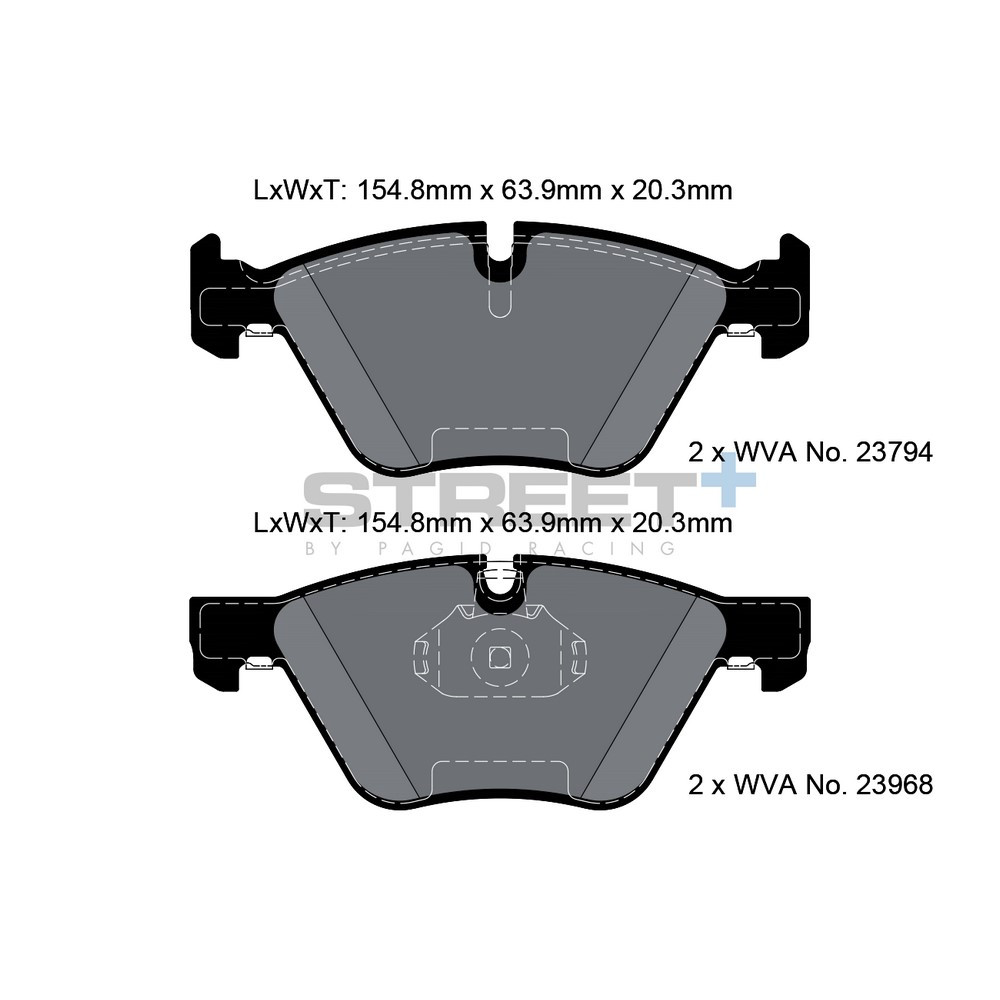 Plăcuțe de frână Pagid T8045 Street+ - PA-8045.ST - T8045SP2001 - 4056029064918