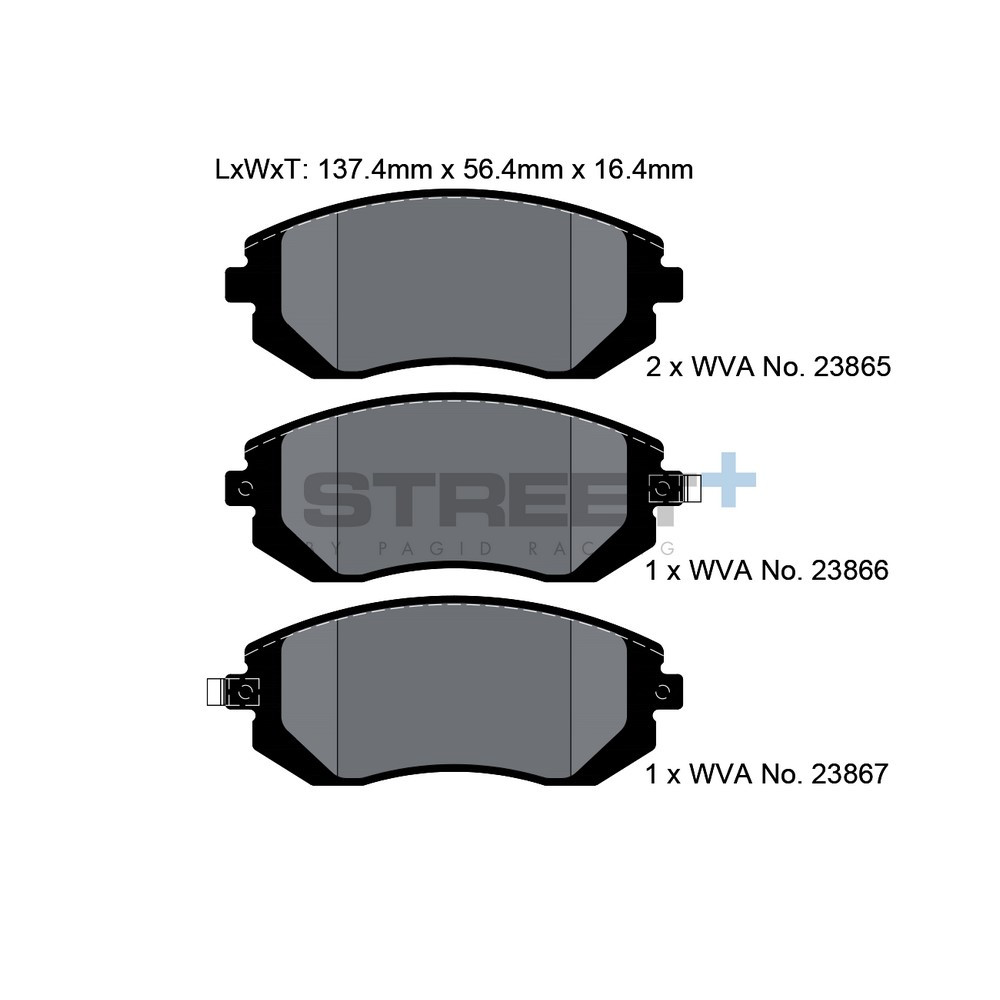 Plăcuțe de frână Pagid T8047 Street+ - PA-8047.ST - T8047SP2001 - 4056029064949