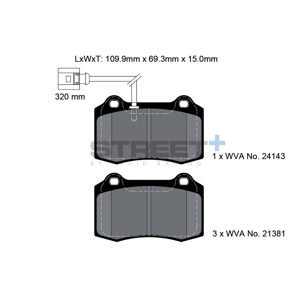 Plăcuțe de frână Pagid T8058 Street+ - PA-8058.ST - T8058SP2001 - 4056029065052
